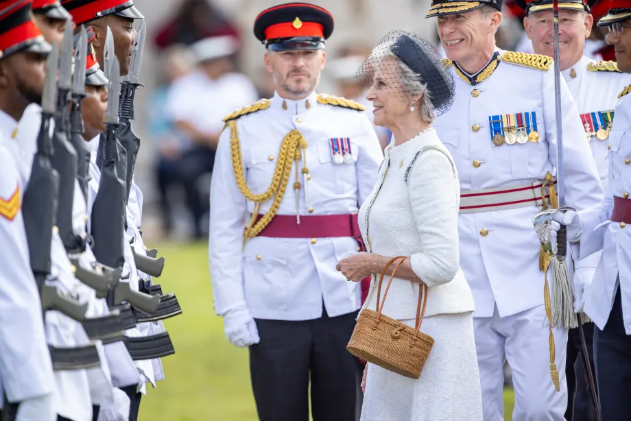 The Duchess of Gloucester in Bermuda
