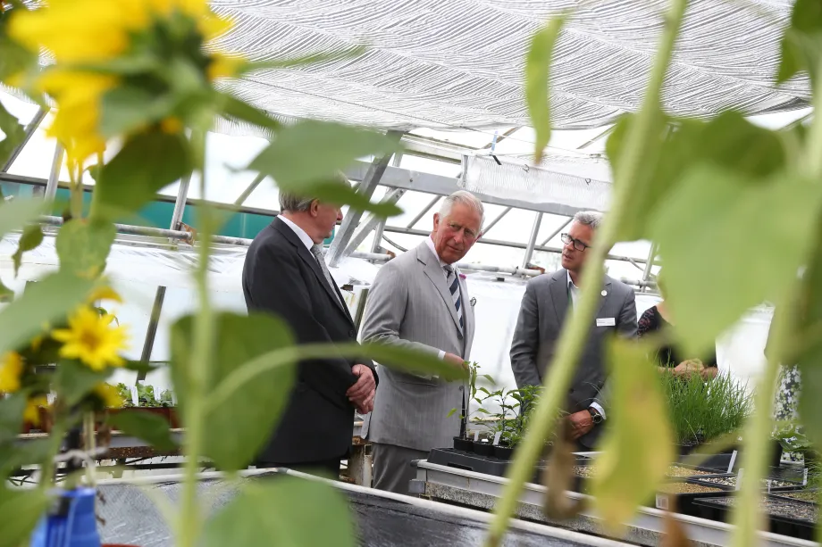 The King tours the Millennium Seed Bank, 2019
