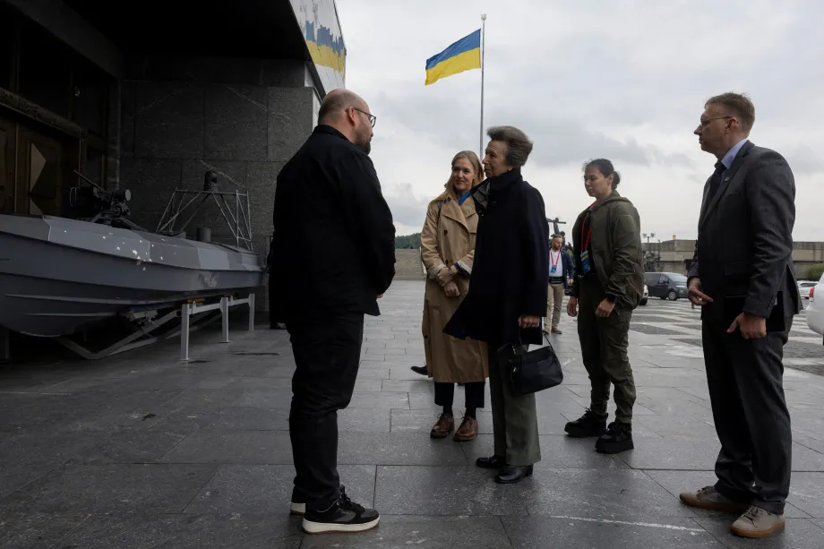 The Princess Royal visits Ukraine