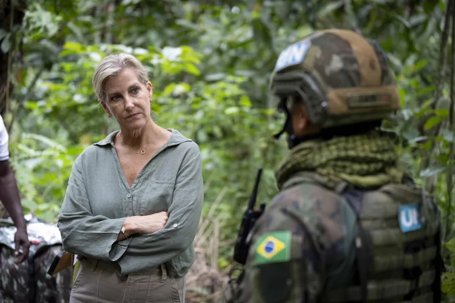 The Duchess of Edinburgh in the Democratic Republic of Congo