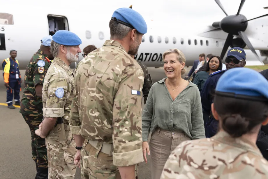 The Duchess of Edinburgh in the Democratic Republic of Congo