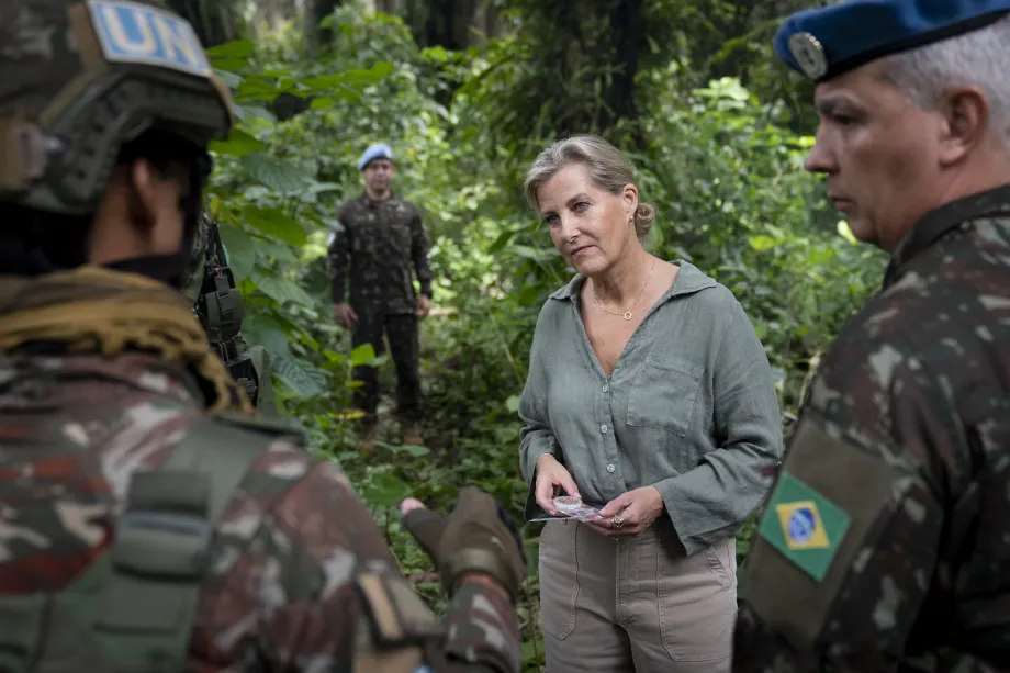 The Duchess of Edinburgh in the Democratic Republic of Congo