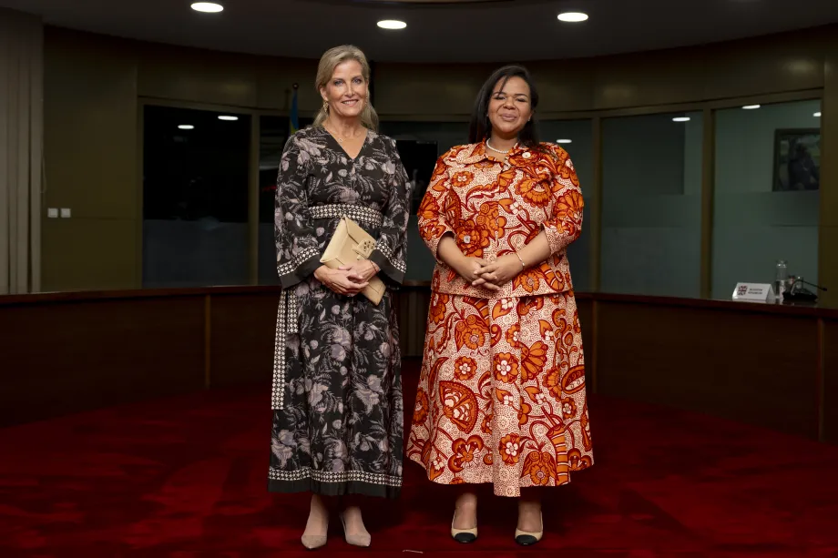 The Duchess of Edinburgh in the Democratic Republic of Congo