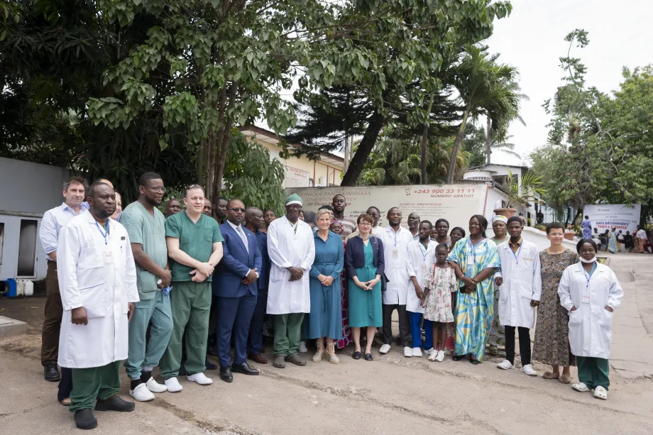 The Duchess of Edinburgh in the Democratic Republic of Congo