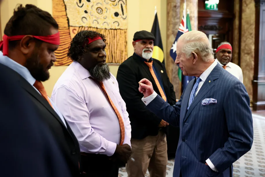 The King at Australia House