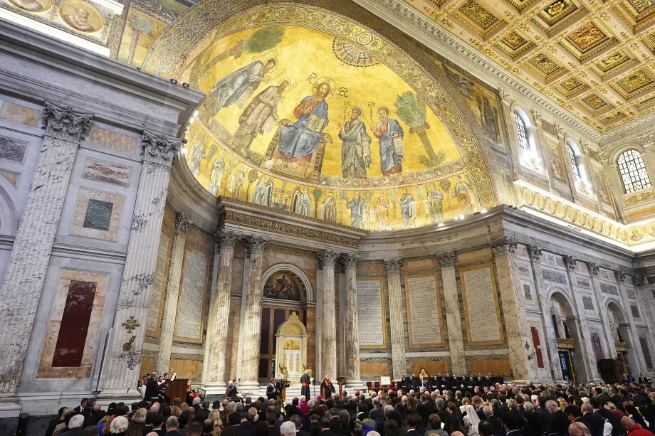 The King and Queen at St Paul's Outside the Walls