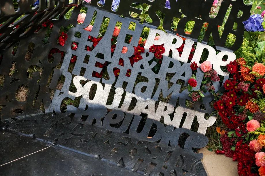 Detail of memorial