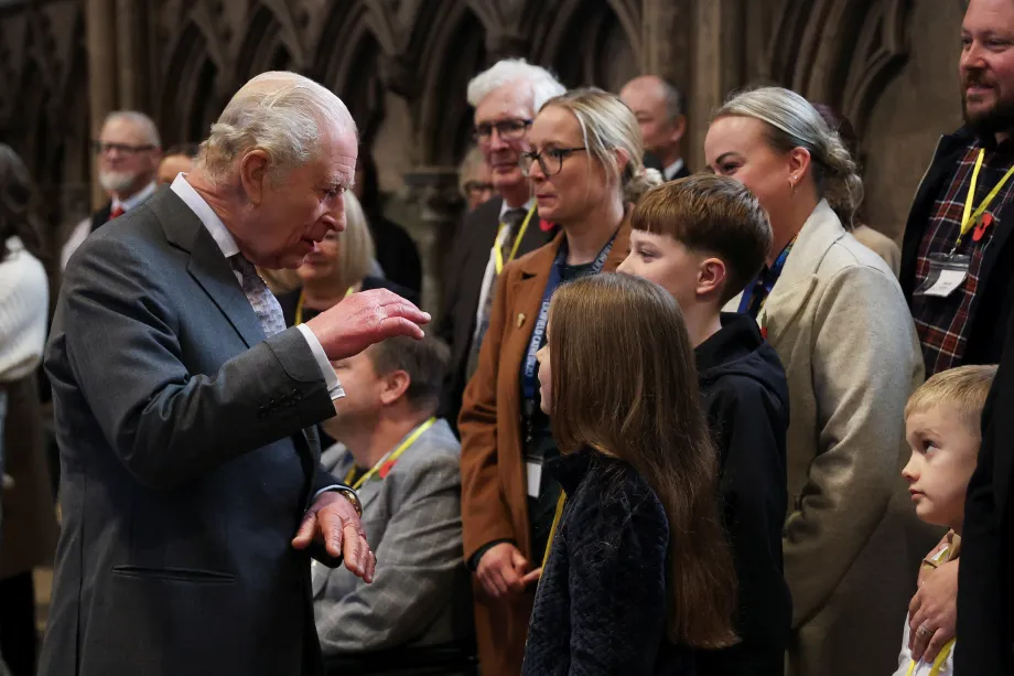 The King in Lichfield Cathedral