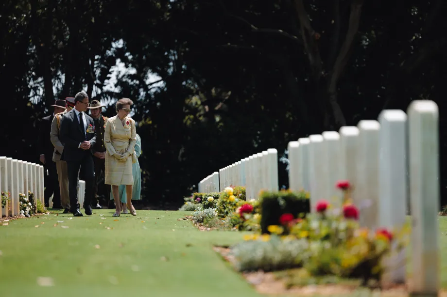 The Princess Royal in Australia