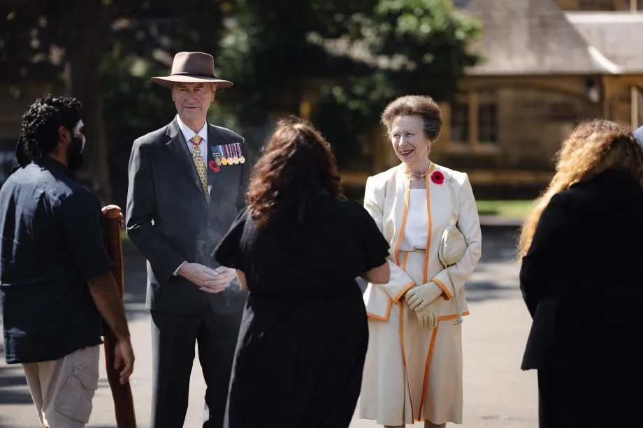 Sir Tim Laurence and The Princess Royal in Australia