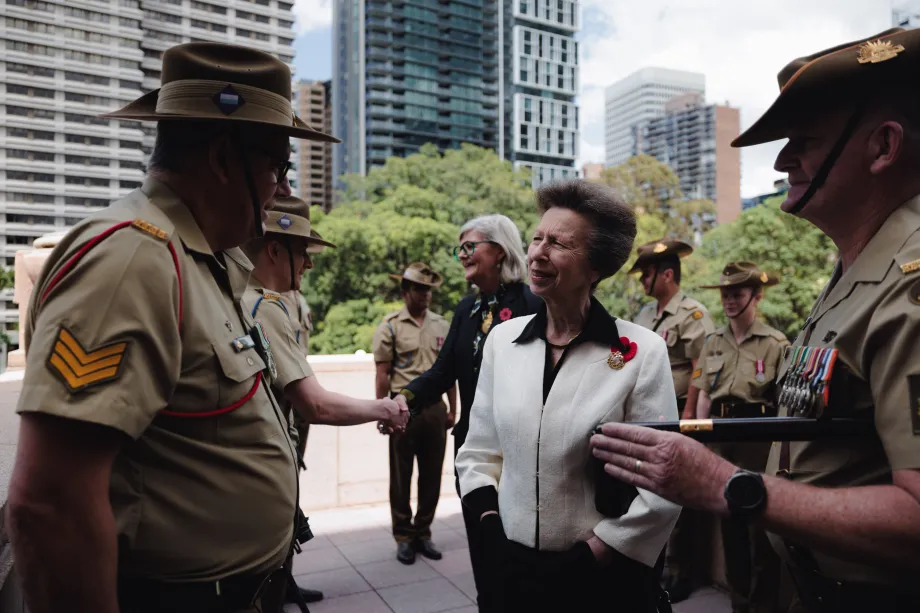 The Princess Royal in Australia