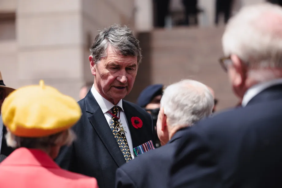 Sir Tim Laurence in Australia
