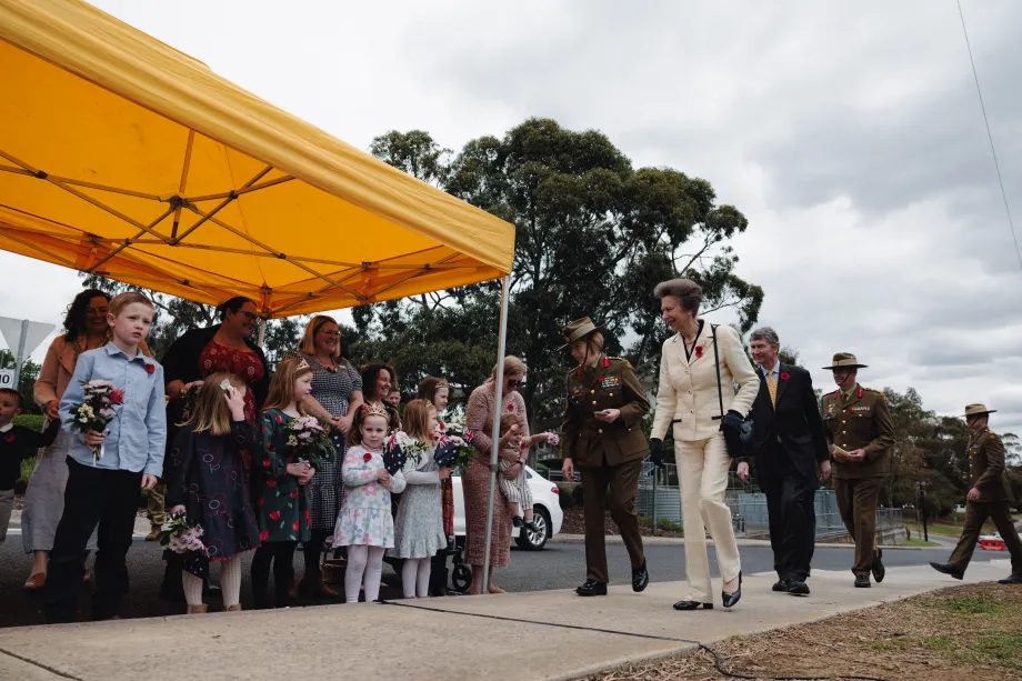 The Princess Royal in Australia