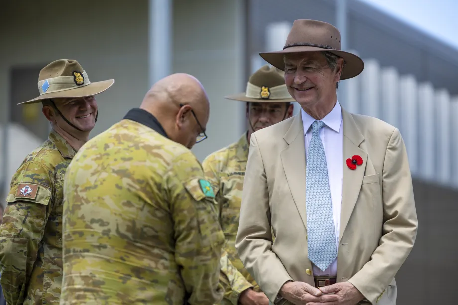 Sir Tim Laurence in Australia