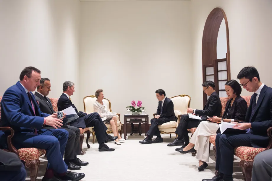 The Princess Royal in Singapore