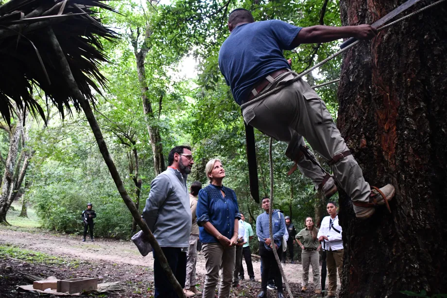 The Duchess of Edinburgh in Guatemala