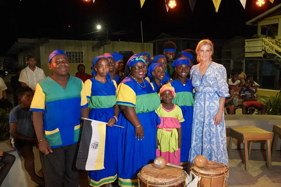The Duchess of Edinburgh in Belize