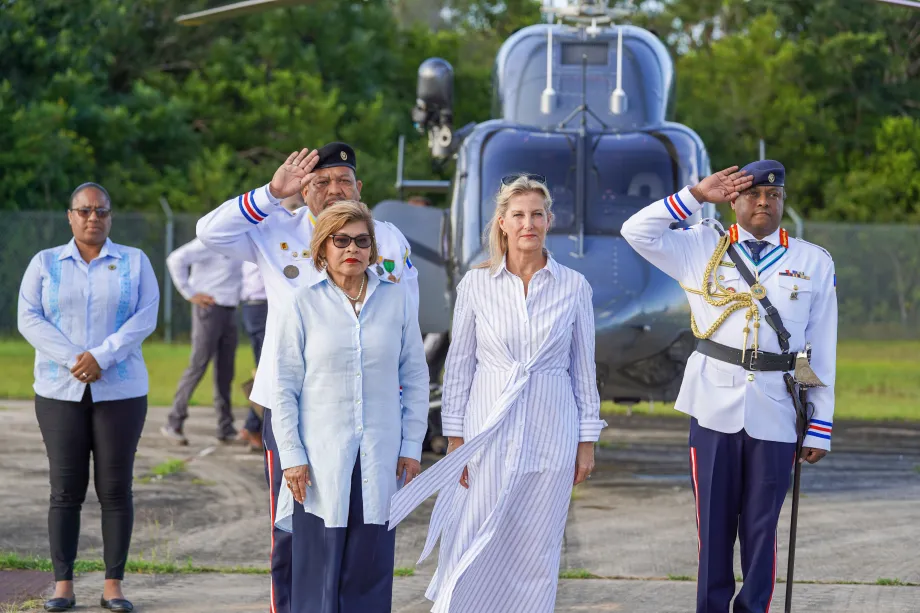 The Duchess of Edinburgh in Belize