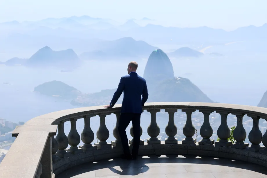 The Prince of Wales at Christ the Redeemer