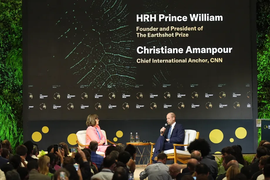 The Prince of Wales at the Earthshot Summit