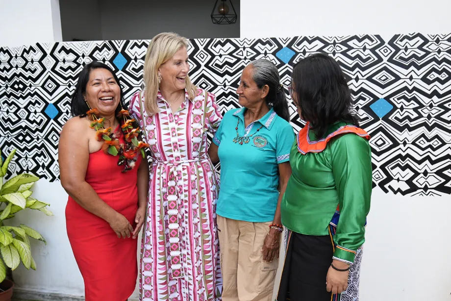 The Duchess of Edinburgh in Peru
