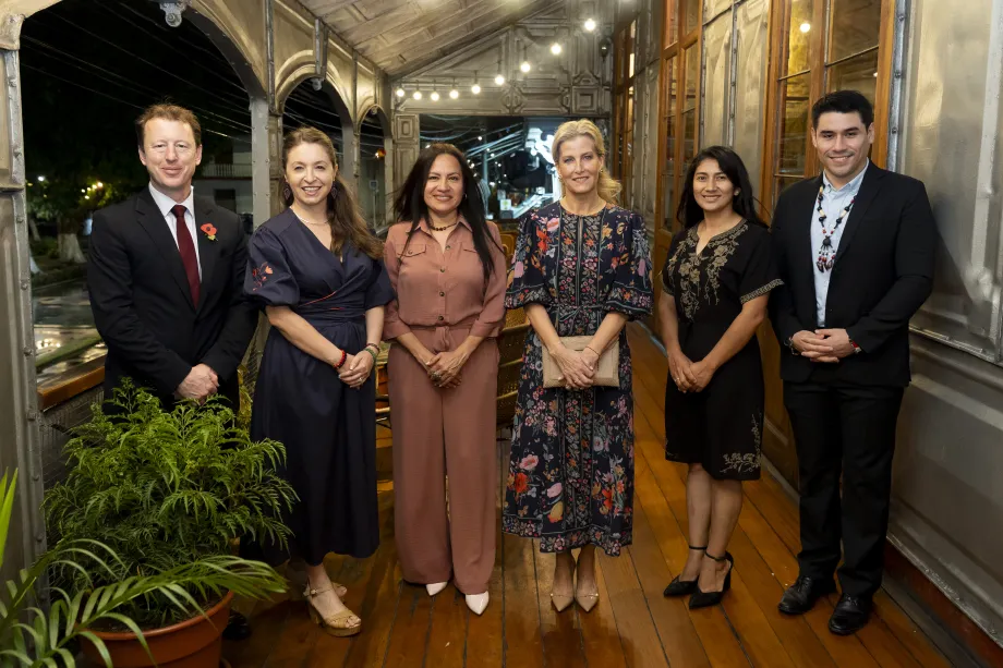 The Duchess of Edinburgh in Peru