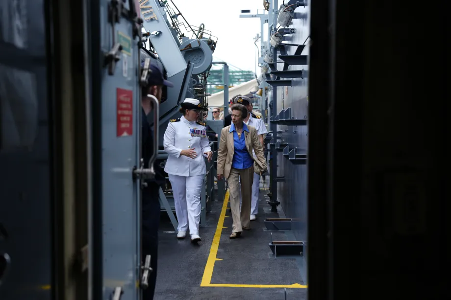 The Princess Royal in Singapore