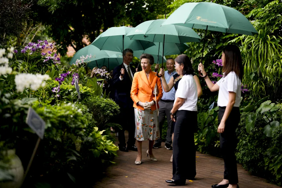 The Princess Royal in Singapore