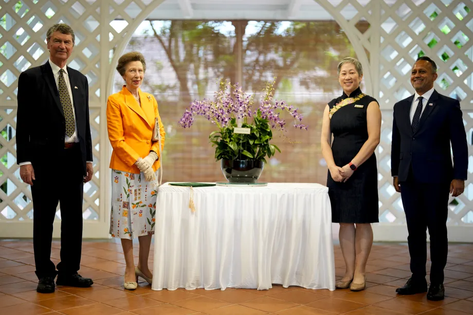 The Princess Royal in Singapore