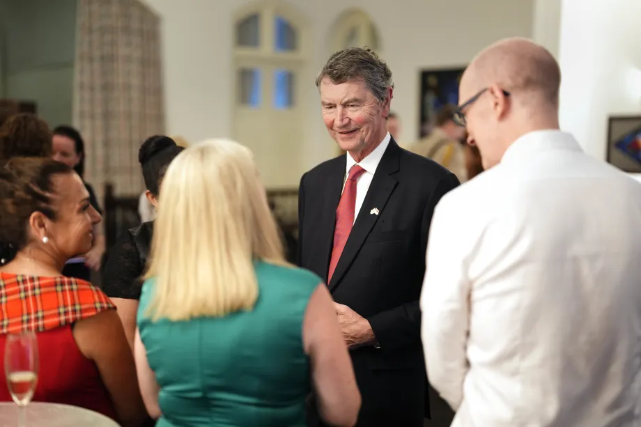 Sir Tim Laurence in Singapore