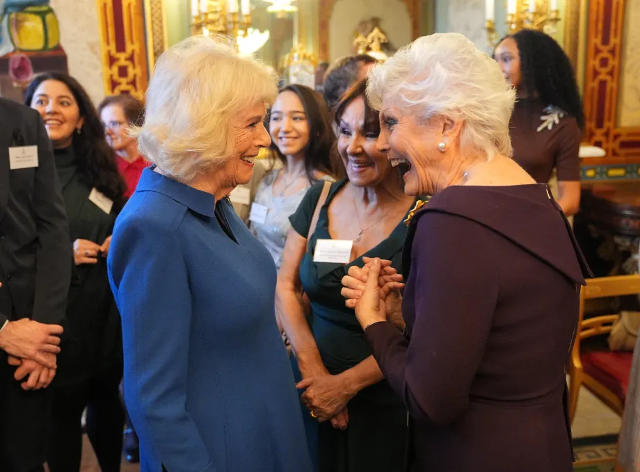 The Queen with the English National Ballet