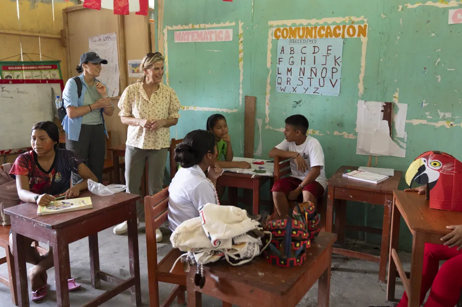 The Duchess of Edinburgh in Peru