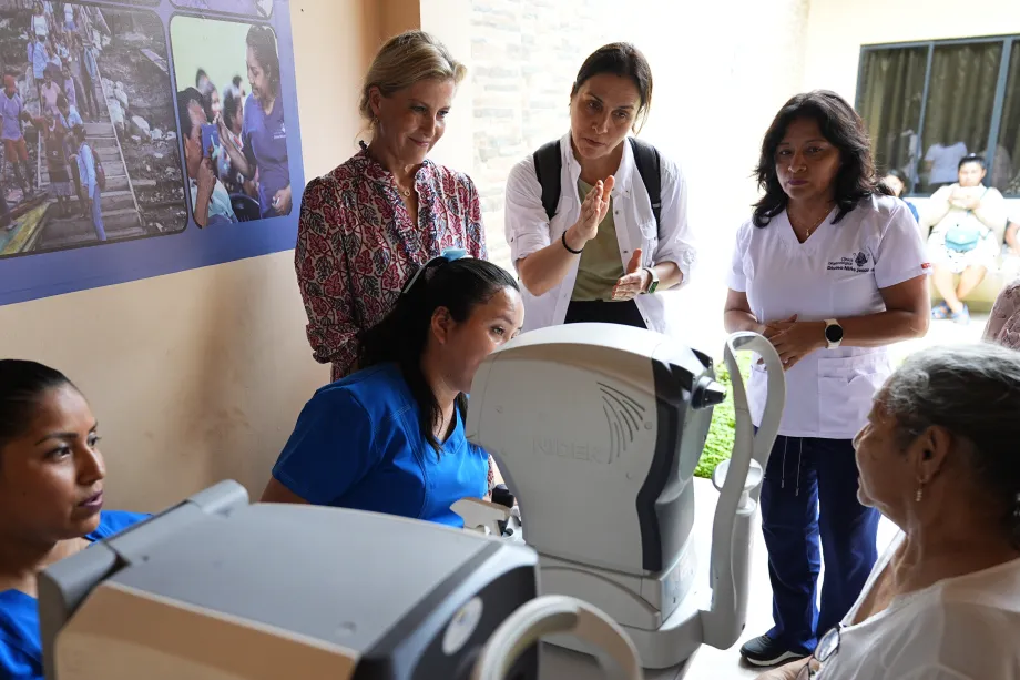 The Duchess of Edinburgh in Peru