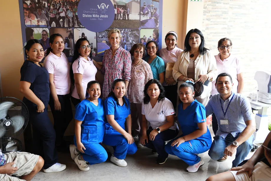 The Duchess of Edinburgh in Peru