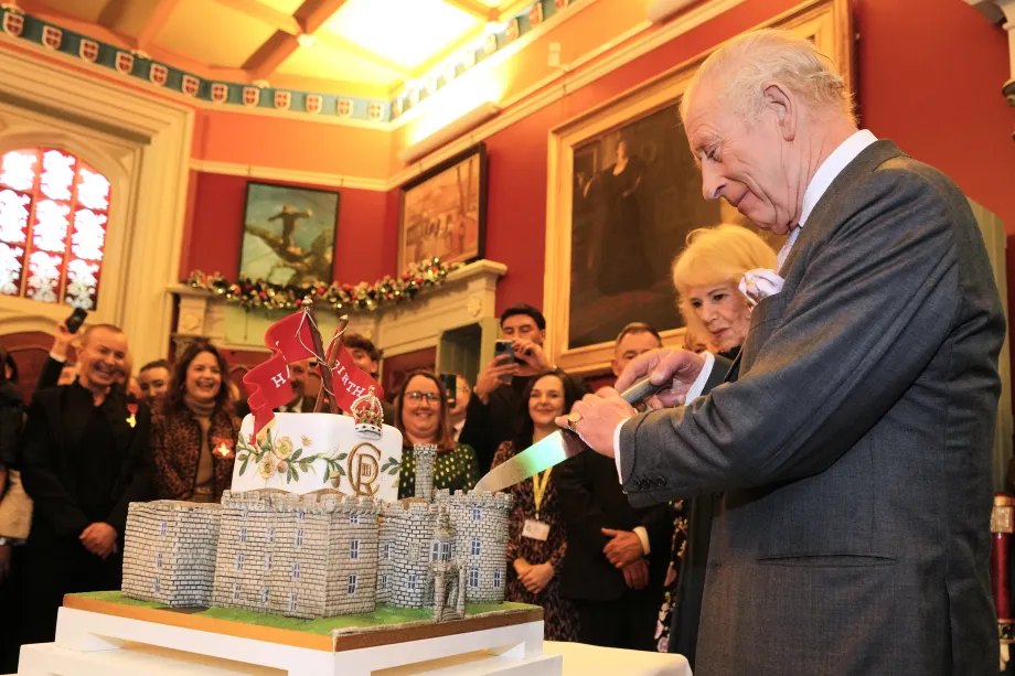 The King and Queen in South Wales
