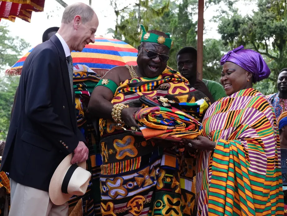 The Duke of Edinburgh in Ghana