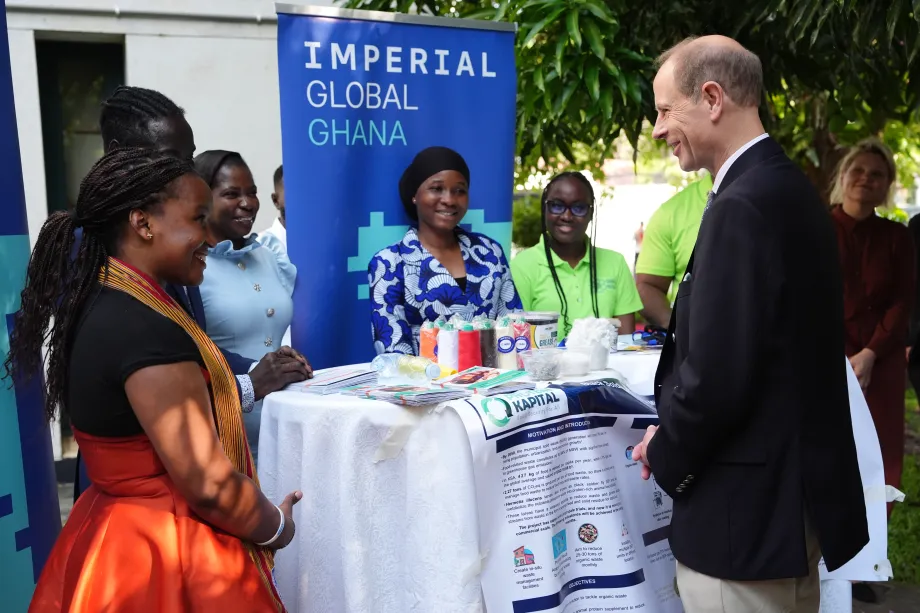 The Duke of Edinburgh in Ghana