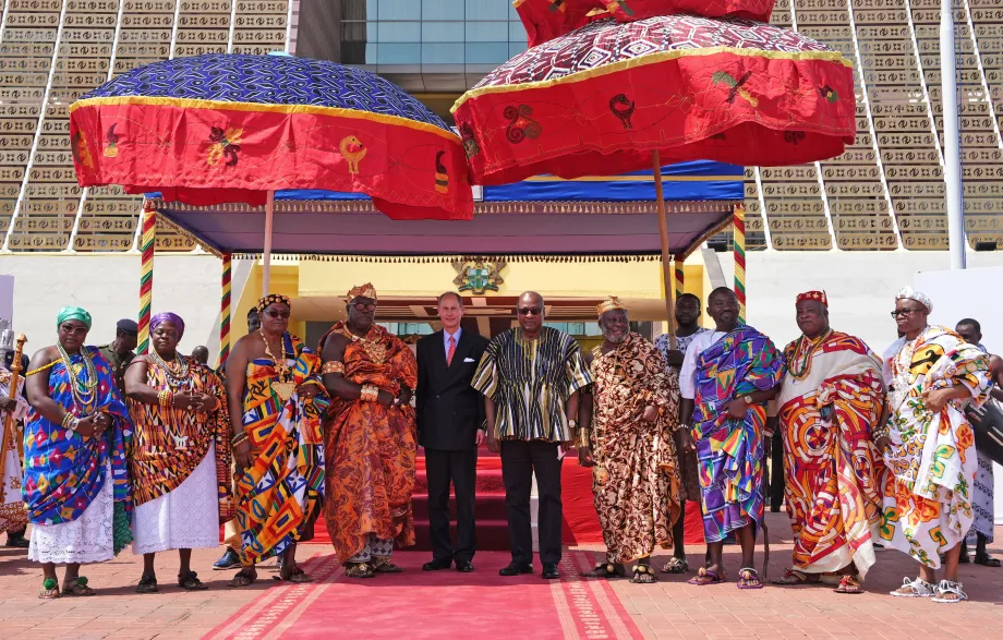 The Duke of Edinburgh in Ghana