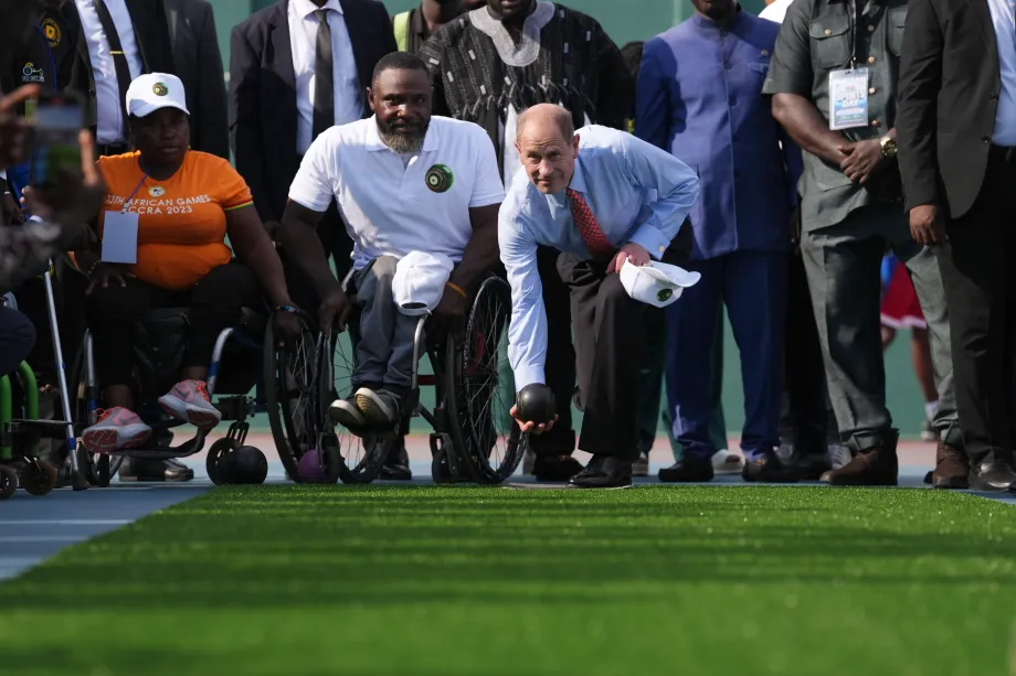 The Duke of Edinburgh in Ghana