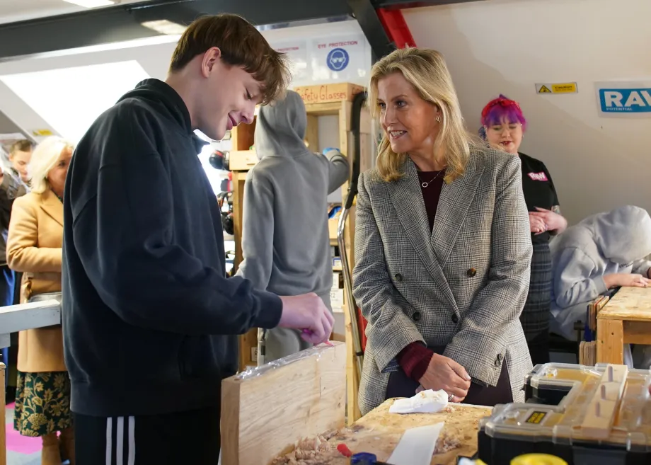 The Duchess of Edinburgh visits RAW