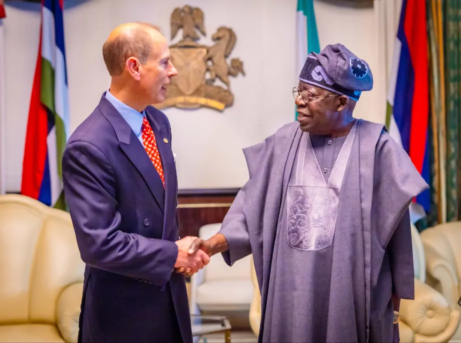 The Duke meets the President of the Federal Republic of Nigeria
