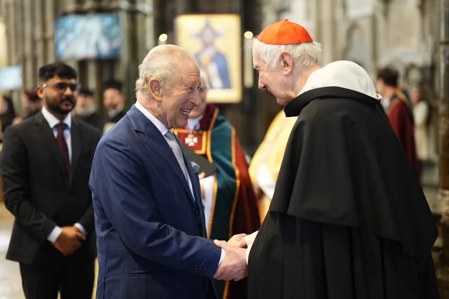 The King attends at Advent Service at Westminster Abbey
