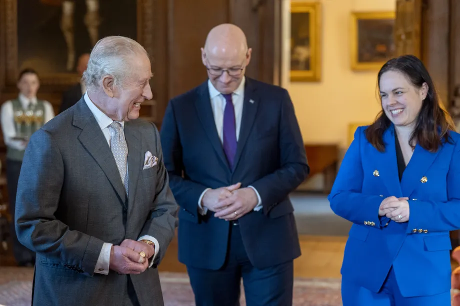 The King hosts a reception to mark the Scottish Investment Forum