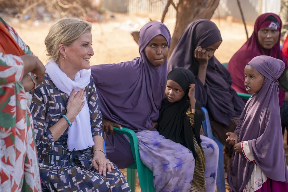 The Duchess of Edinburgh in Somalia