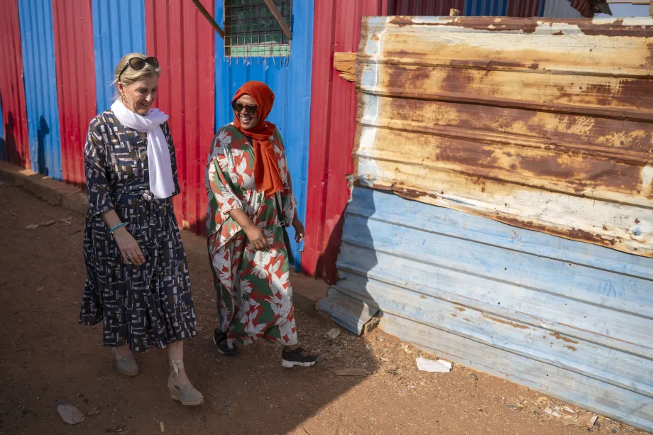 The Duchess of Edinburgh in Somalia