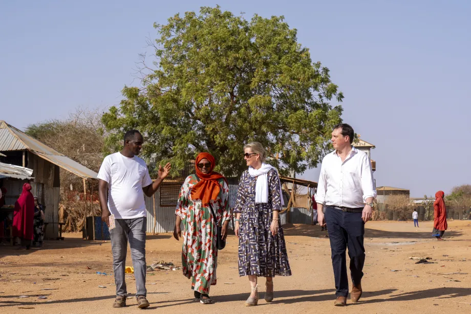 The Duchess of Edinburgh in Somalia