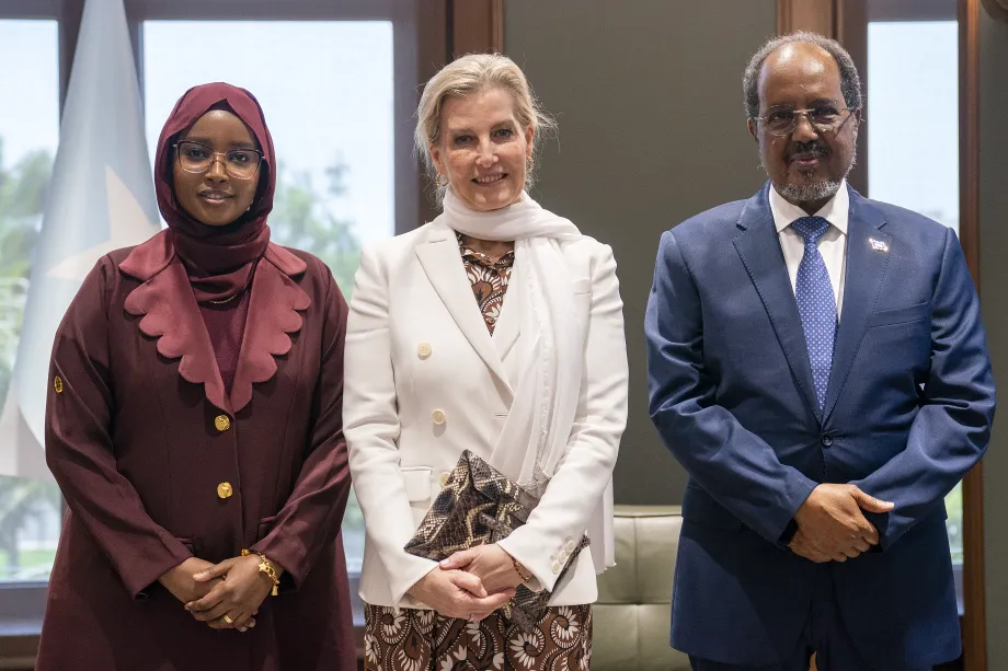 The Duchess of Edinburgh in Somalia