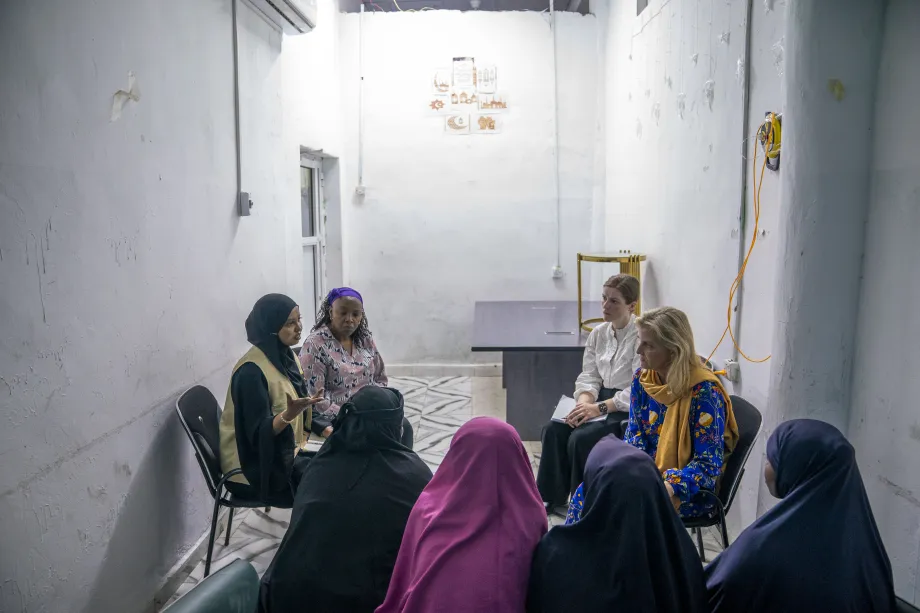 The Duchess of Edinburgh in Somalia
