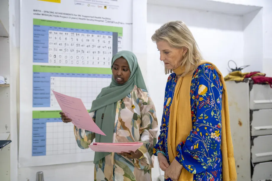The Duchess of Edinburgh in Somalia