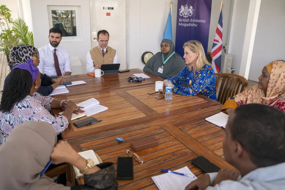 The Duchess of Edinburgh in Somalia